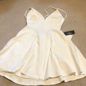 lulu skater dress size M. Strappy back